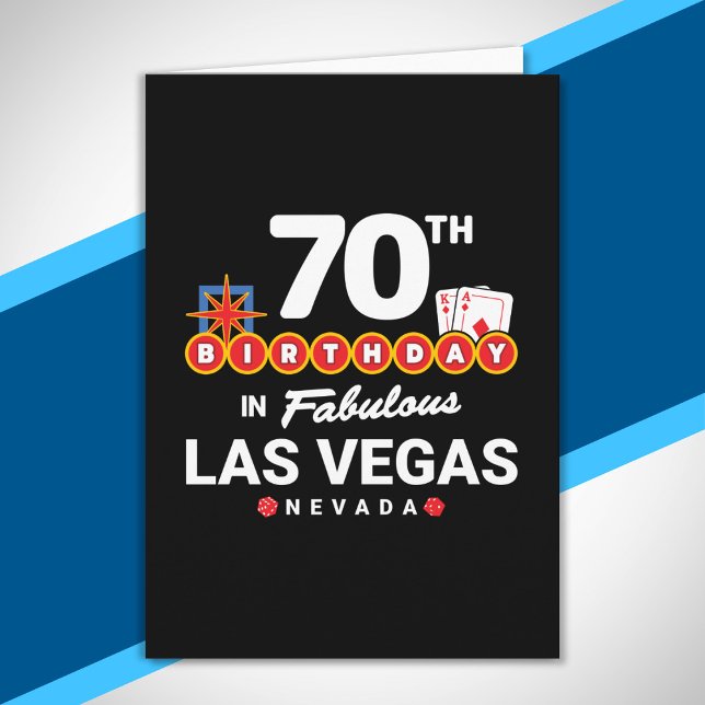 Las Vegas-Födelsedagsfest - 70:e födelsedagen i Ve Kort (Skapare uppladdad)