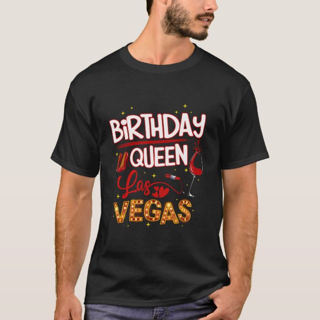 Las Vegas Födelsedagsfest - Girls Resa - Vegas Bir T Shirt (Framsida)