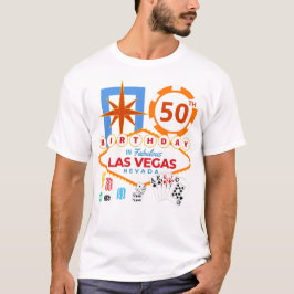 Las Vegas Födelsedagsfest T Shirt