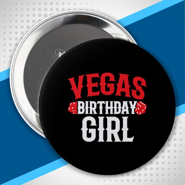Las Vegas Födelsedagsfest Vegas Birthday Girls Res Knapp (Skapare uppladdad)
