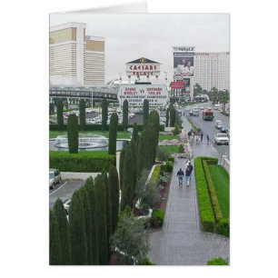 Las Vegas Fontän Hotels Casinos Caesars Palace Hälsningskort