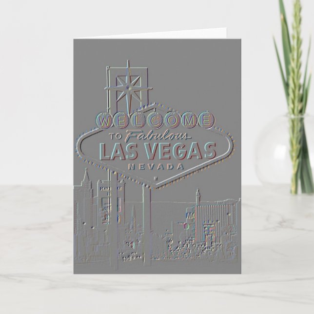 Las Vegas främlinginbjudningar Inbjudan (Framsida)