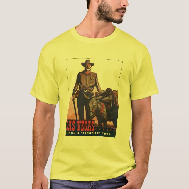 Las Vegas Frontier Town T Shirt (Framsida)