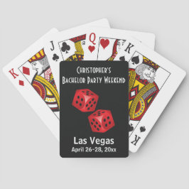 Las Vegas Gambling Bachelor Party Resa Favor Casinokort