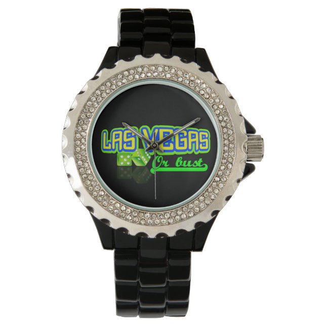 Las Vegas Gambling watch Armbandsur (Framsida)