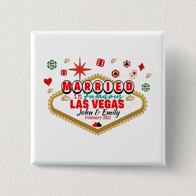 Las Vegas Gift par Matching Vacation Nevada Knapp (Framsida)
