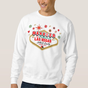 Las Vegas Gift par Matching Vacation Nevada Lång Ärmad Tröja