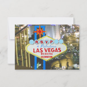 Las Vegas Giftermål-tillkännagivandet och Firande Inbjudningar