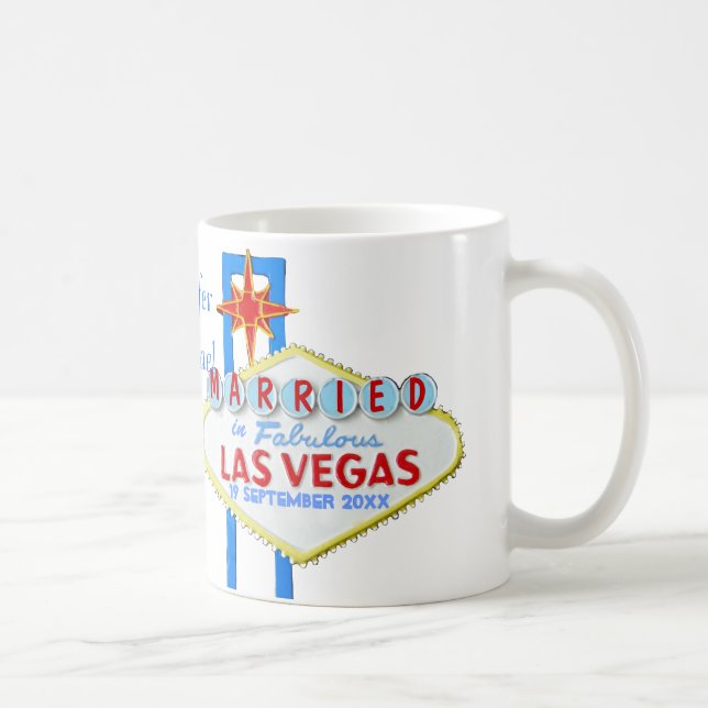 Las Vegas giftermålfirande Kaffemugg (Höger)