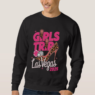 Las Vegas Girls Resa 2025 Vegas Baby Helg Birth Lång Ärmad Tröja