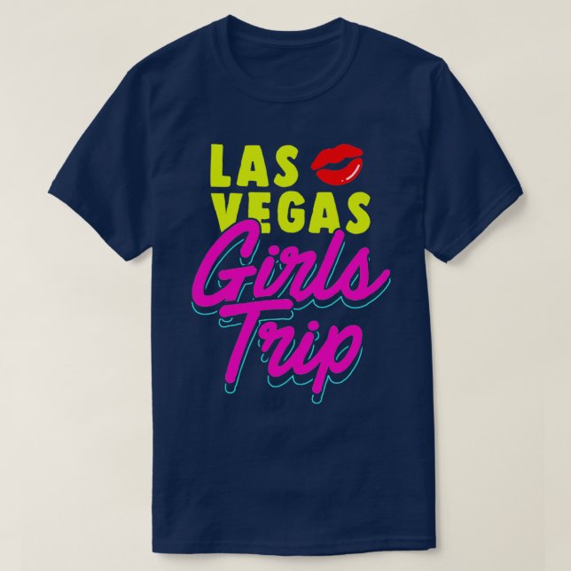 Las Vegas Girls Resa Bachelorette Party Nevada T Shirt (Design framsida)
