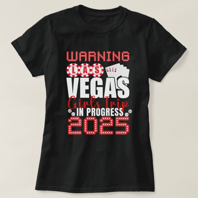 Las Vegas Girls Resa under 2025 Las Vegas Va T Shirt (Design framsida)