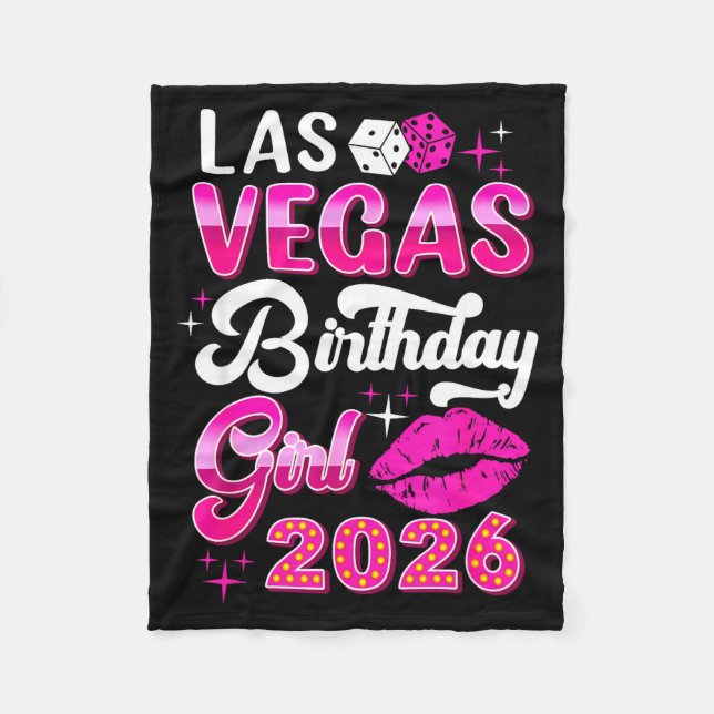Las Vegas Girls Trip 2026 Cruise Trip Matching Bir Fleecefilt (Framsidan)