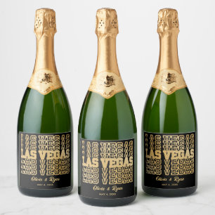 Las Vegas Glam Bröllop Personlig Guld & Black