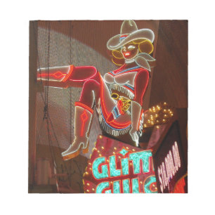 Las Vegas Glitter Gulch Anteckningsblock