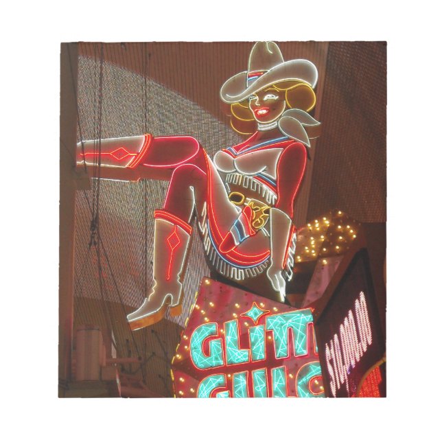 Las Vegas Glitter Gulch Anteckningsblock (Framsida)