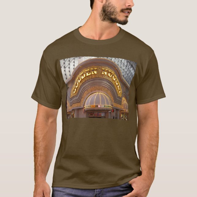 Las Vegas Golden Nugget Tee Shirt (Framsida)
