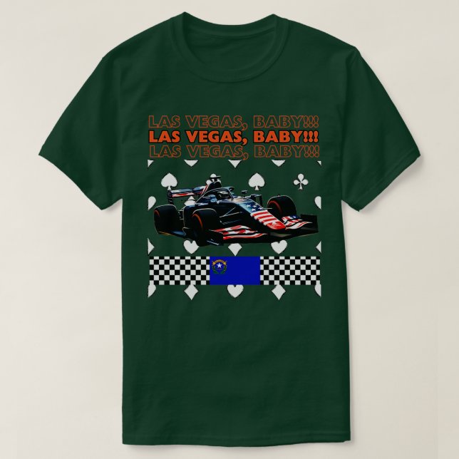 Las Vegas Grand Prix Forx 1 Nevada USA T Shirt (Design framsida)