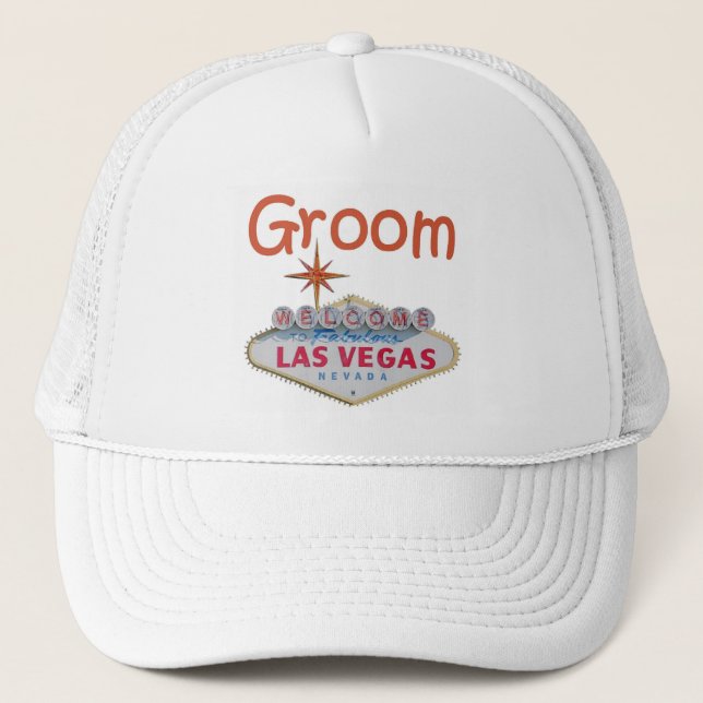 Las Vegas Groom Cap Truckerkeps (Framsida)