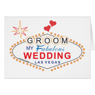 Las Vegas Groom Hälsningskort