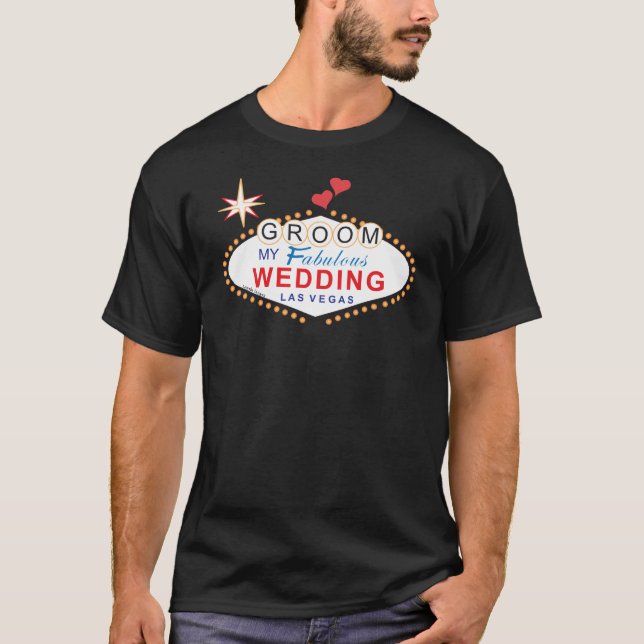 Las Vegas Groom Shirt T (Framsida)