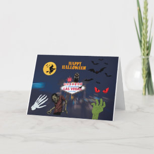 Las Vegas Halloween-kort Helgkort