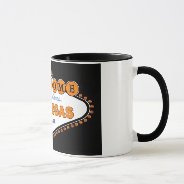 Las Vegas Halloween Ringer Mugg med lite pumpkin (Höger)