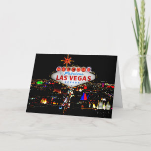 Las Vegas hälsningkort Kort