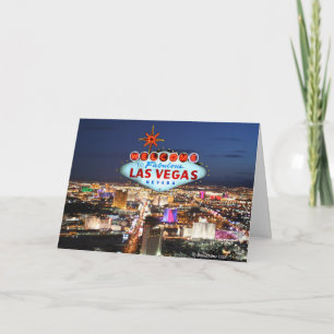 Las Vegas hälsningkort Kort