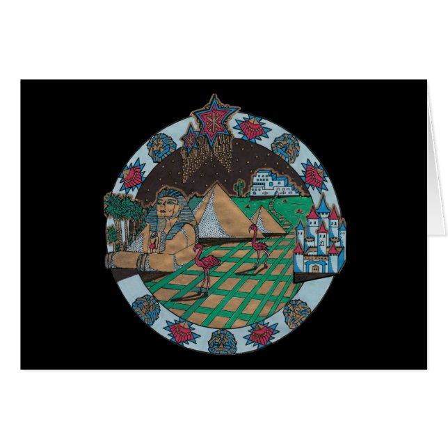 Las Vegas Hälsningskort (Framsidan Horizontal)