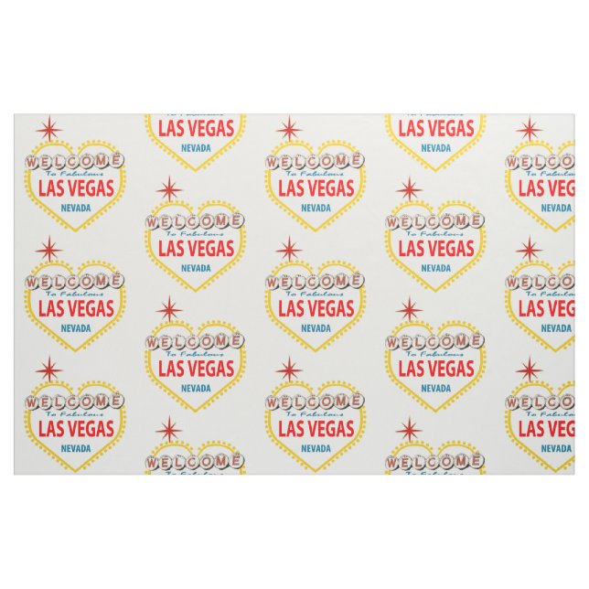 Las Vegas Heart-form Alla hjärtans dag Fabric Tyg (Yard)