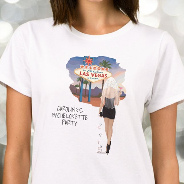 Las Vegas Henparty Blond Brud T Shirt (Skapare uppladdad)