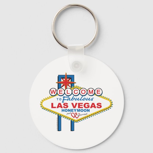 Las Vegas Honeymoon Nyckelring (Framsida)