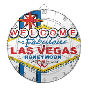 Las Vegas Honeymoon retro Darttavla