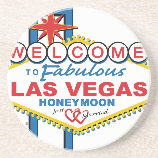 Las Vegas Honeymoon retro Underlägg (Framsidan)