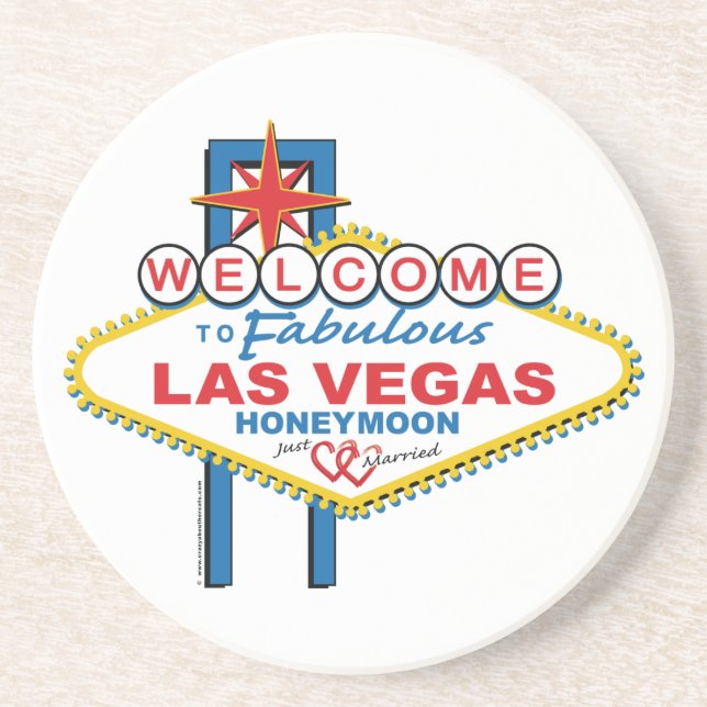 Las Vegas Honeymoon Underlägg Sandsten (Framsidan)