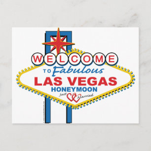 Las Vegas Honeymoon Vykort