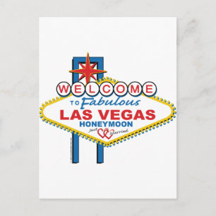 Las Vegas Honeymoon Vykort