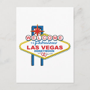 Las Vegas Honeymoon Vykort