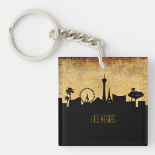 Las Vegas horisont i en vintageGrungestil