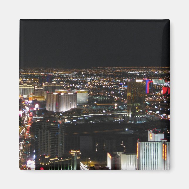 Las Vegas i natt Magnet (Framsidan)
