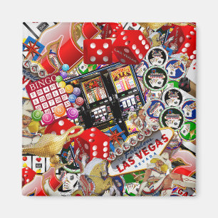 Las Vegas Icons - Spelare Delight Magnet