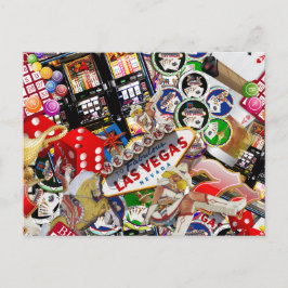 Las Vegas Icons ~ Spelare Delight Vykort