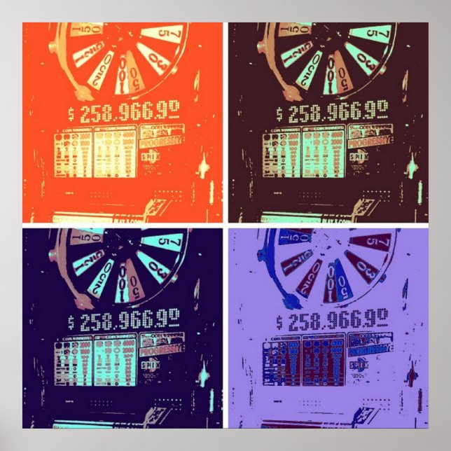 Las Vegas Jackpot Slots Poster (Framsidan)