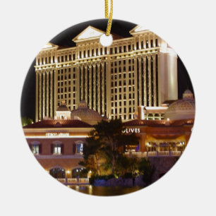 Las Vegas Julgransprydnad Keramik