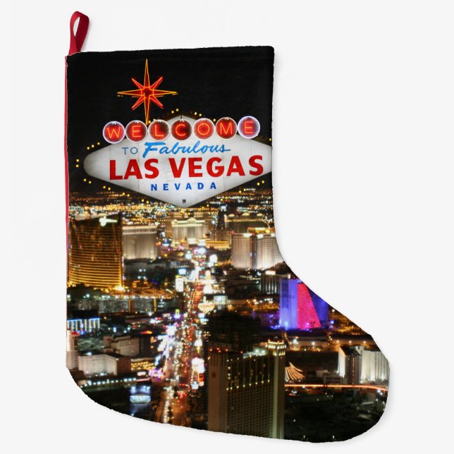 Las Vegas-julklapp Stor Julstrumpa (Framsidan)