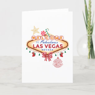 Las Vegas-julkort Tack Kort