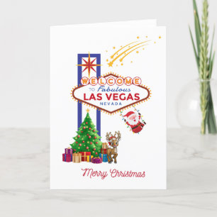 Las Vegas-julkort Tack Kort