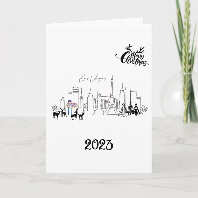 Las Vegas-julkort Tack Kort (Framsida)