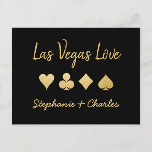 Las Vegas Kärlek Card Kostym Spara vykortet för da Helg Vykort